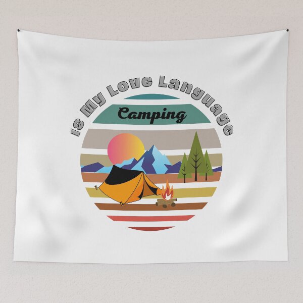 Item preview, Camping Is My Love Language designed and sold by Artsy Aura ⭐⭐⭐⭐⭐  .