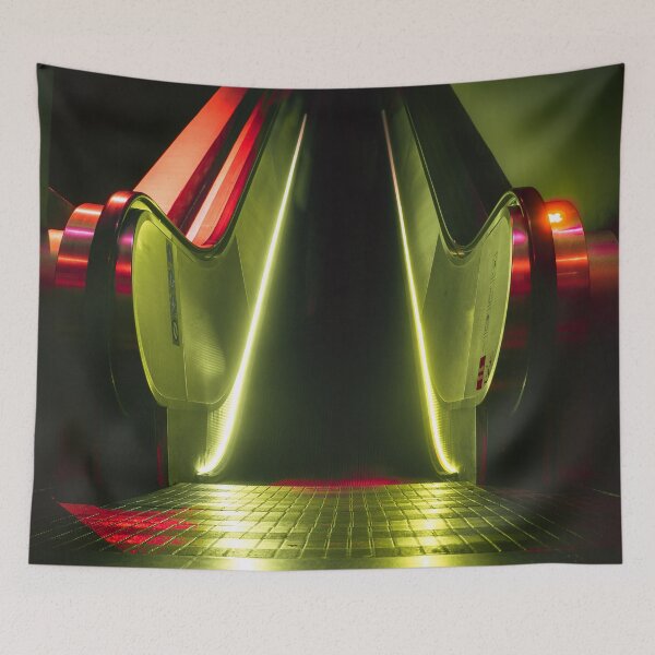 Item preview, Yellow Neon Light Escalator designed and sold by Kenzo Hosomi.