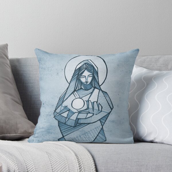 Item preview, Virgin Mary with baby Jesus Christ illustration designed and sold by Iknu art.
