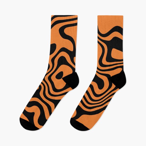Item preview, Contour design - black and orange designed and sold by rahilvalani.