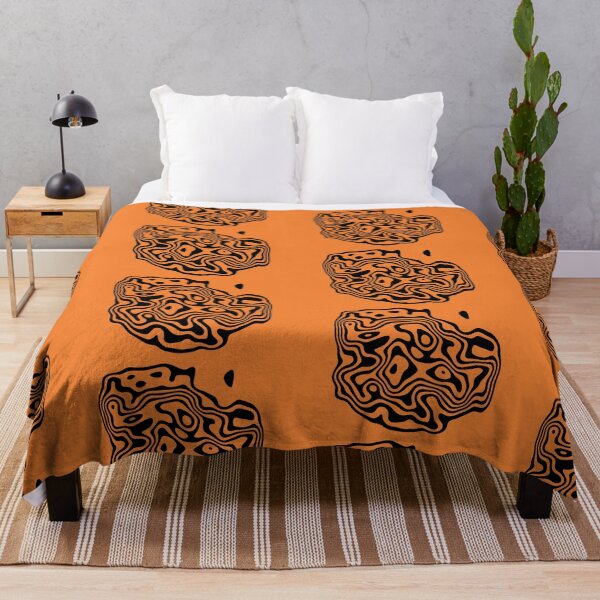 Item preview, Contour design - black and orange designed and sold by rahilvalani.