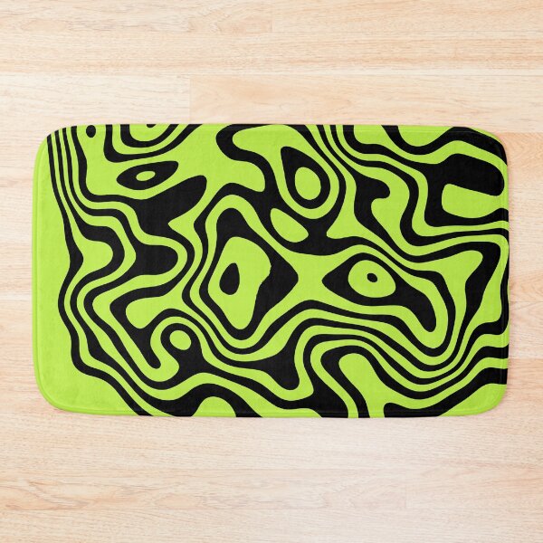 Item preview, Contour design - black and lime designed and sold by rahilvalani.