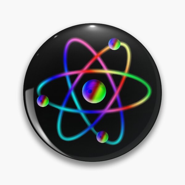 Item preview, Colorful Atom Symbol designed and sold by Michael Pilinski.