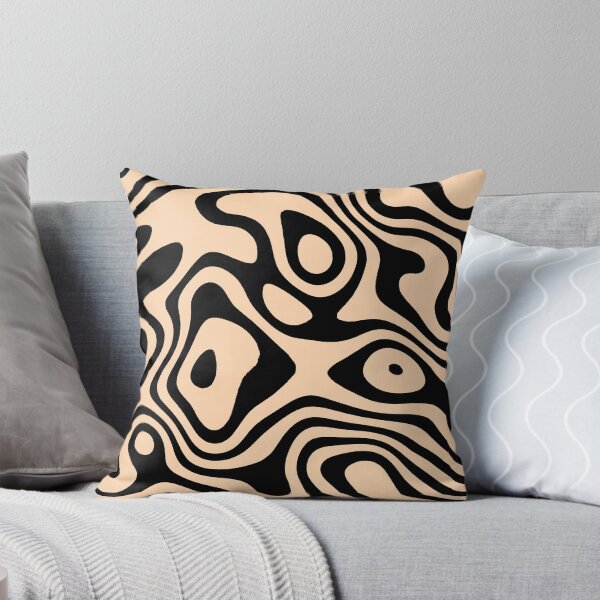 Item preview, Contour design - black and apricot designed and sold by rahilvalani.