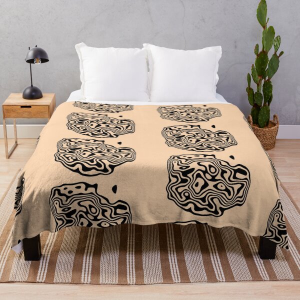 Item preview, Contour design - black and apricot designed and sold by rahilvalani.