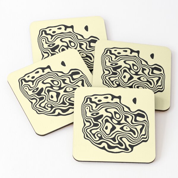 Item preview, Contour design - black and beige designed and sold by rahilvalani.