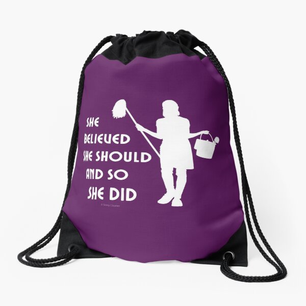 Item preview, She Believed She Should And So She Did Housekeeper Cleaning Motivation designed and sold by SavvyCleaner.