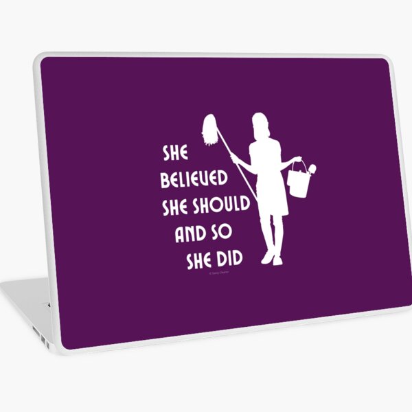 Item preview, She Believed She Should And So She Did Housekeeper Cleaning Motivation designed and sold by SavvyCleaner.