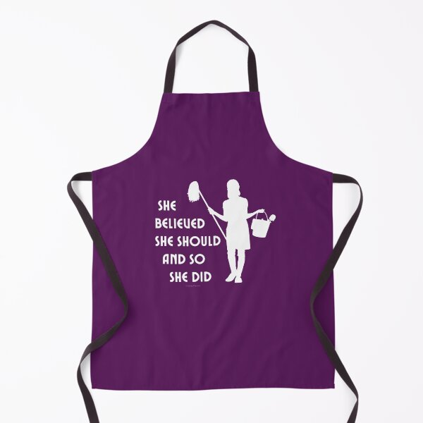 Item preview, She Believed She Should And So She Did Housekeeper Cleaning Motivation designed and sold by SavvyCleaner.