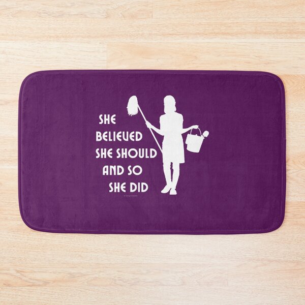 Item preview, She Believed She Should And So She Did Housekeeper Cleaning Motivation designed and sold by SavvyCleaner.