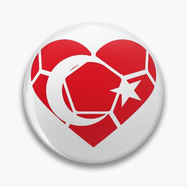 Item preview, I Heart Turkey Football / Soccer Flag Graphic designed and sold by iheartsport.