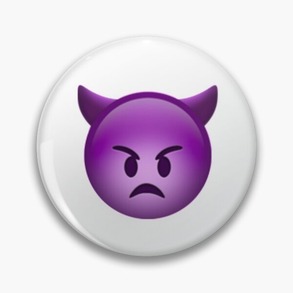 Item preview, Angry Face With Horns Emoji designed and sold by Popular-Gifts.