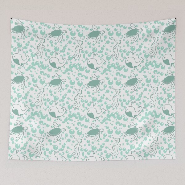 Item preview, Ocean Babies Aqua Bubbles designed and sold by elevated-aura.