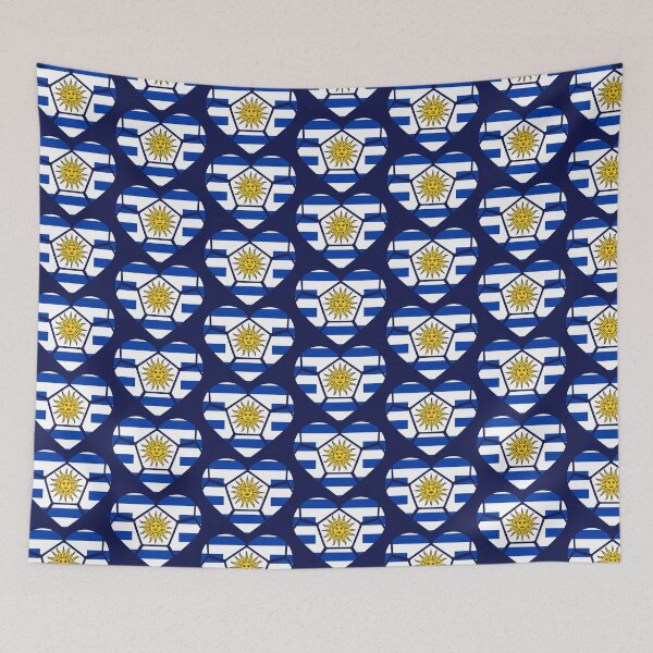 Item preview, I Heart Uruguay Football / Soccer Flag Graphic designed and sold by iheartsport.
