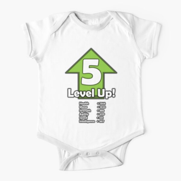 Level 1 Short Sleeve Baby One Piece Redbubble - one piece emerald roblox