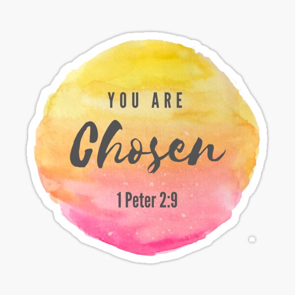 Item preview, Inspirational Watercolor Christian Bible Verse 1 peter 2 9, designed and sold by missionbear.