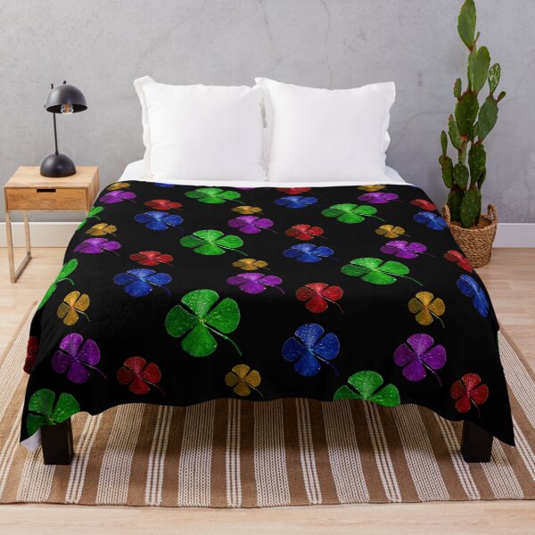 Item preview, Colored Lucky Four Leaf Clover designed and sold by GoPublicTeam.