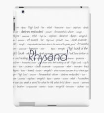 Rhysand iPad Case/Skin