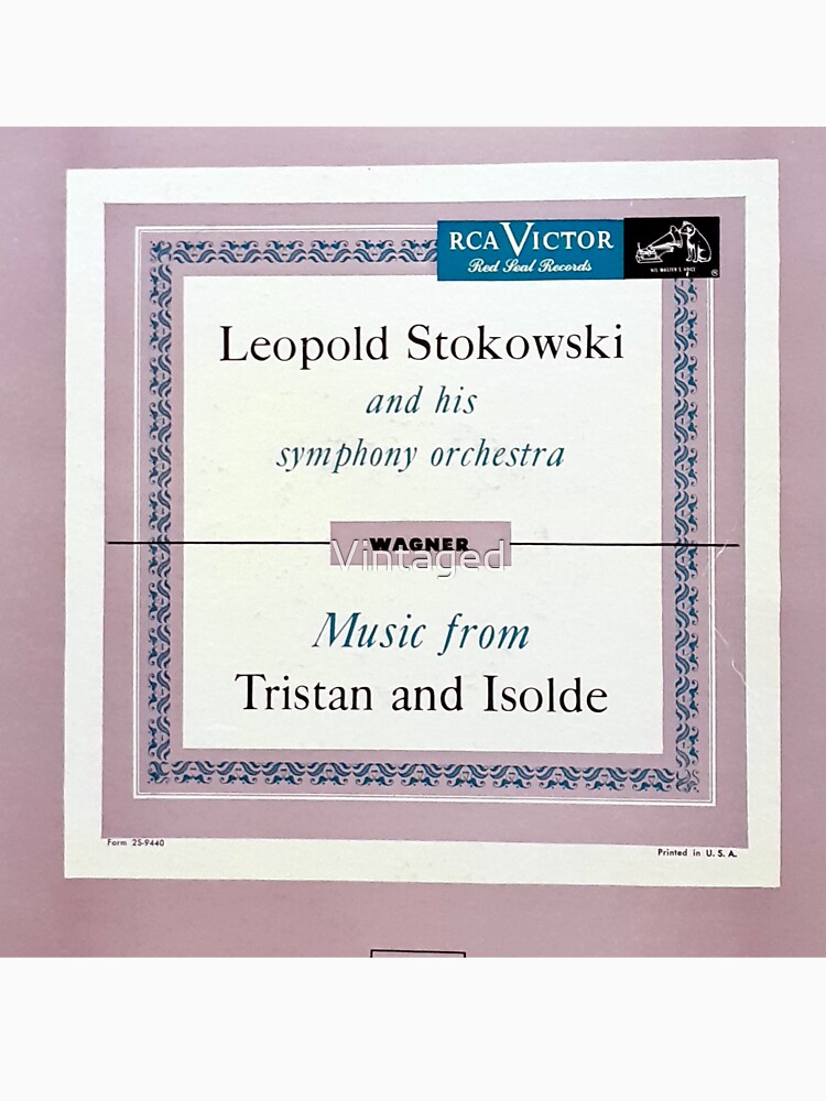 Stokowski, Leopold Stokowski, Wagner, Richard Wagner, Tristan and Isolde |  Sticker