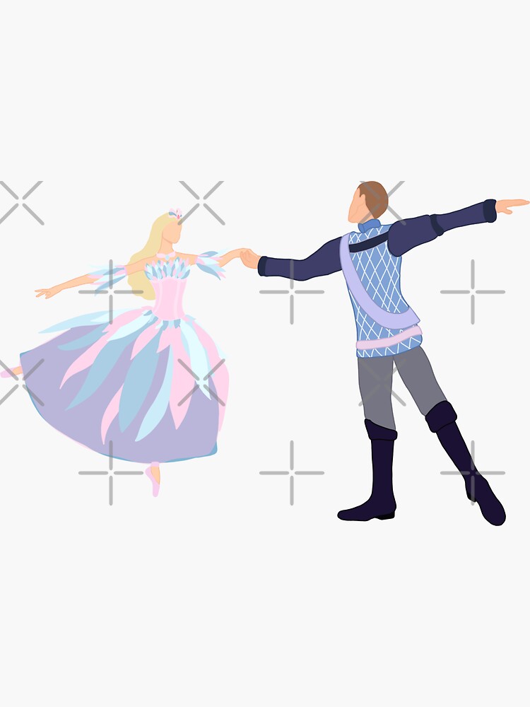 Thumbnail 3 von 3, Sticker, Odette und Daniel tanzen designt und verkauft von Liluna.