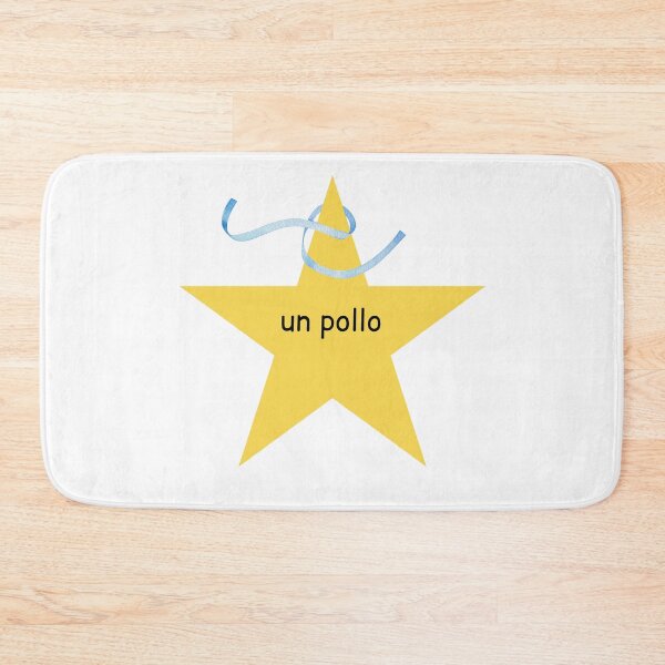 Item preview, "Un pollo" Gold star designed and sold by thatlesbeanjew.