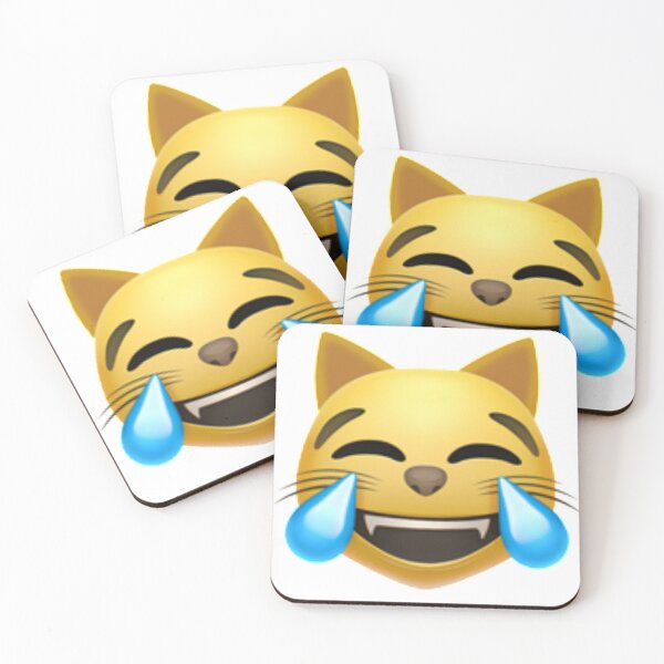 Item preview, Cat Face With Tears Of Joy Emoji designed and sold by Popular-Gifts.