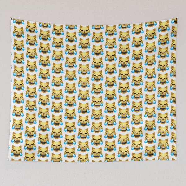 Item preview, Cat Face With Tears Of Joy Emoji designed and sold by Popular-Gifts.