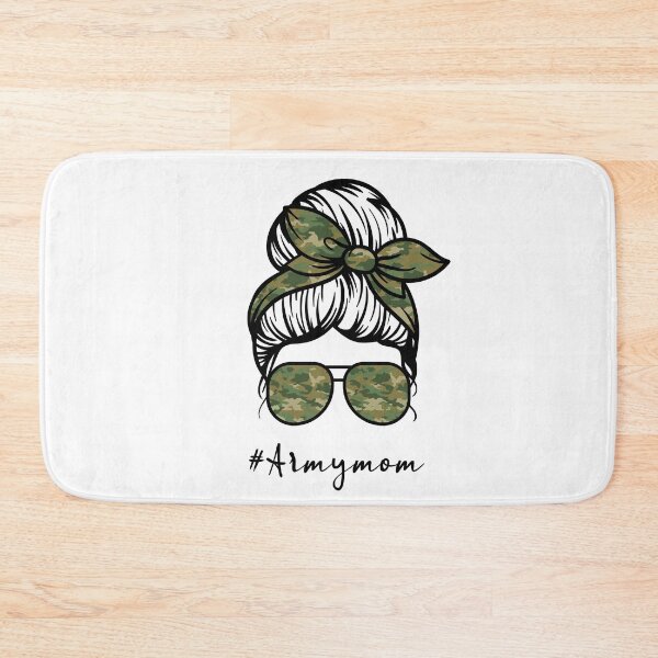 Item preview, ArmyMom Messy Bun Classic T-Shirt designed and sold by HammonArt.