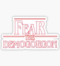 Pegatina Miedo al Demogorgon - Cosas más extrañas