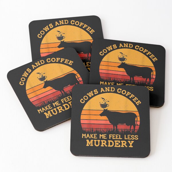 Item preview, Cows And Coffee Make Me Feel Less Murdery designed and sold by begin-again.
