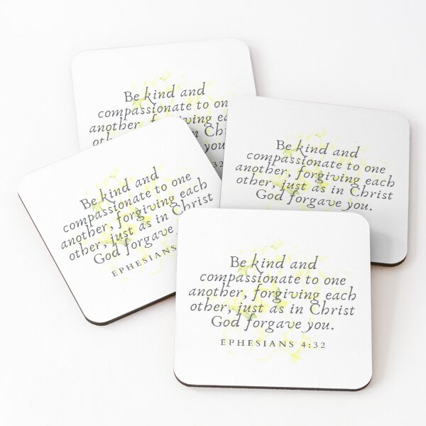 Item preview, Inspirational Watercolor Christian Bible Verse ephesians 4 32 designed and sold by missionbear.