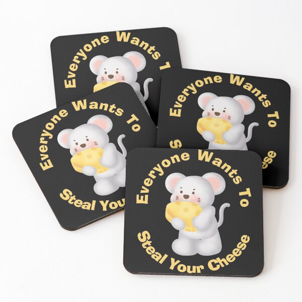 Item preview, Everyone Wants to Steal Your Cheese Cute Mouse designed and sold by JapanBubble.