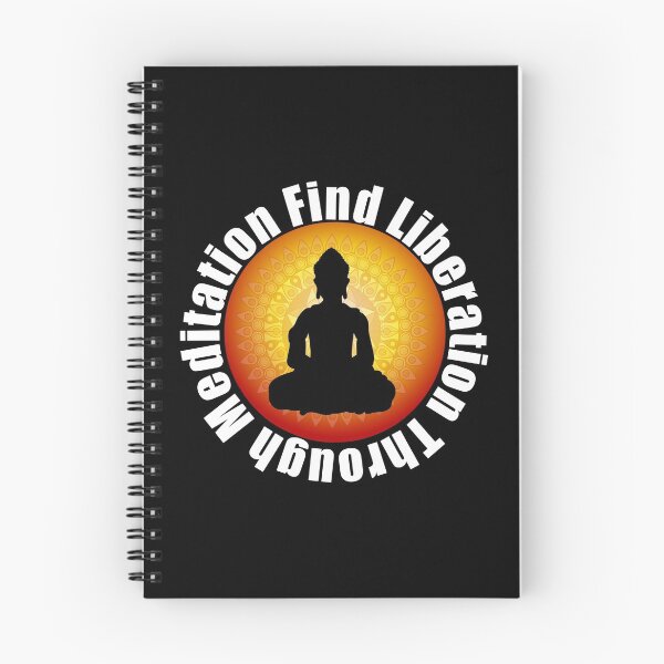 Item preview, Find Liberation Through Meditation designed and sold by artfulnotebook.