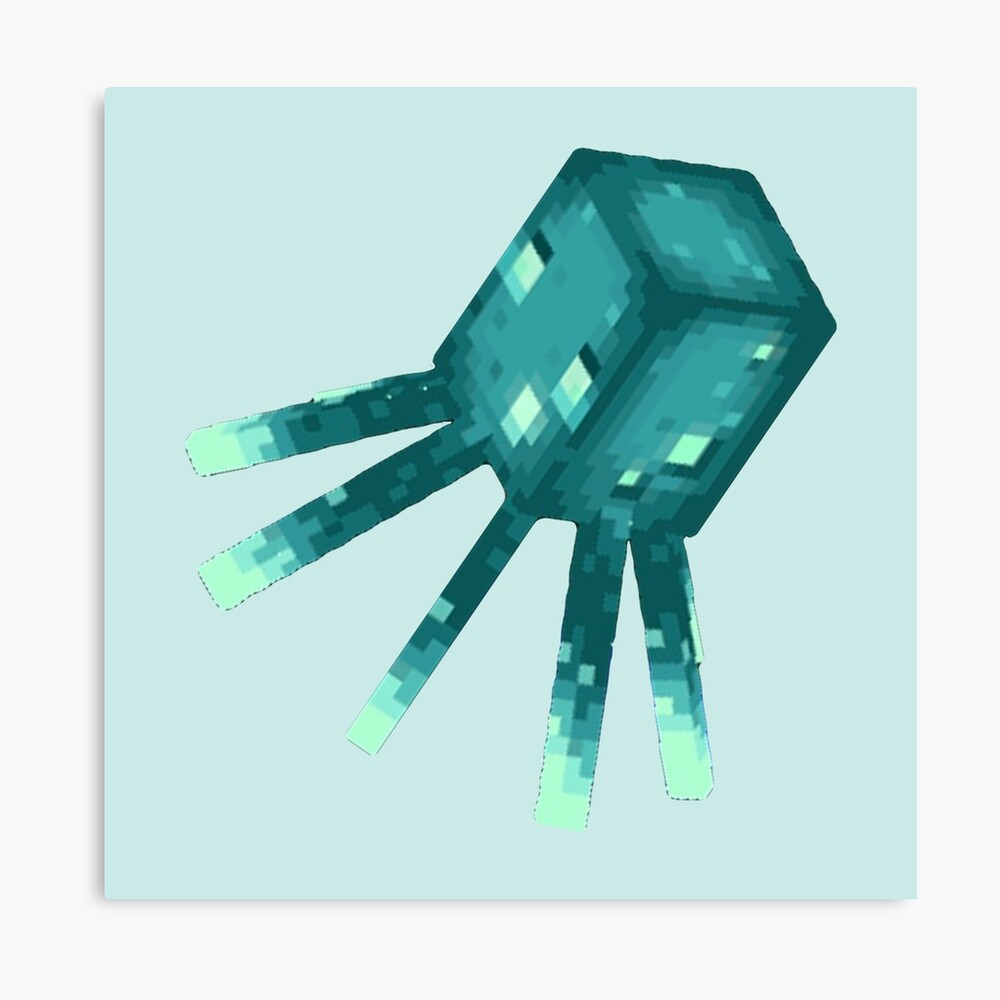 Glow Squid Minecraft Art Board Print By Elliottbryan Redbubble Glow Squid Minecraft Art Board Print By Elliottbryan Redbubble