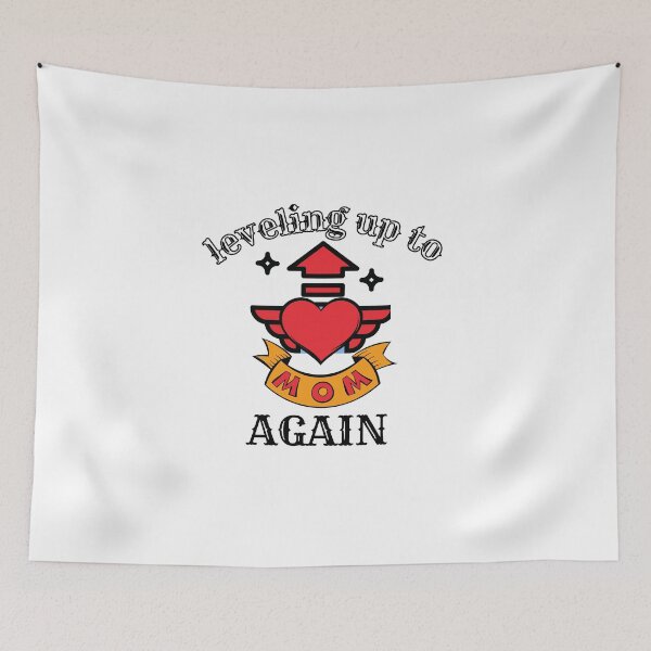 Item preview, leveling up to mom again designed and sold by Artsy Aura ⭐⭐⭐⭐⭐  .