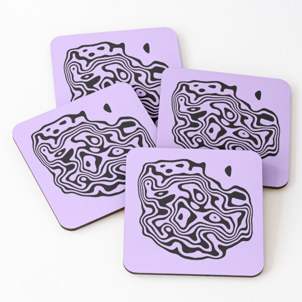 Item preview, Copy of Contour design - black and lavender designed and sold by rahilvalani.