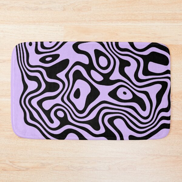 Item preview, Copy of Contour design - black and lavender designed and sold by rahilvalani.