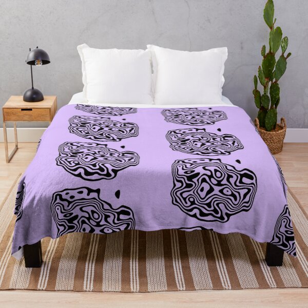Item preview, Copy of Contour design - black and lavender designed and sold by rahilvalani.