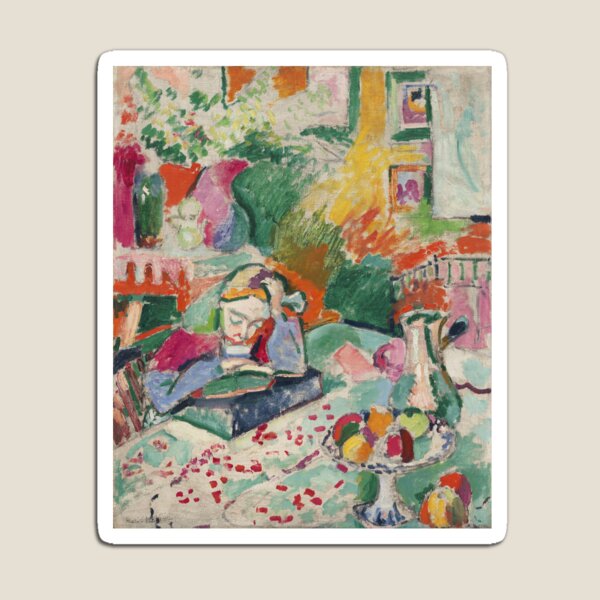 Item preview, Interior with Young Girl Reading by Henri Matisse.  designed and sold by Historical Paintings.