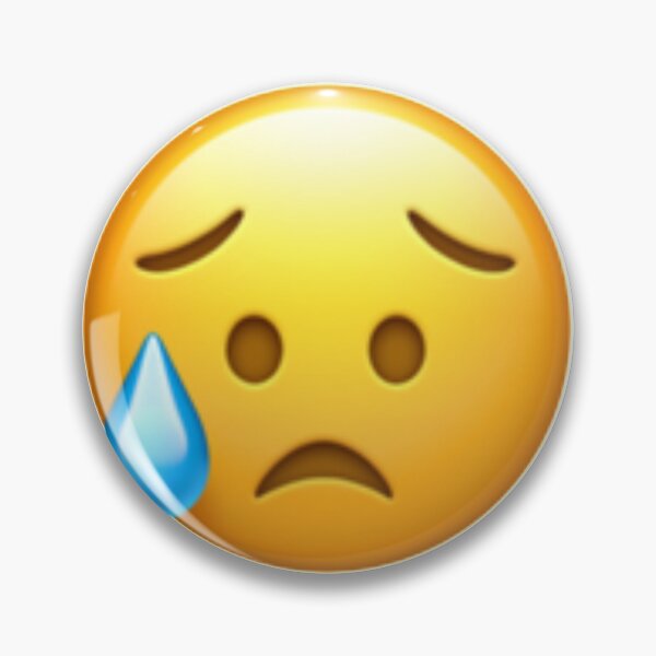 Item preview, Disappointed But Relieved Face Emoji designed and sold by Popular-Gifts.