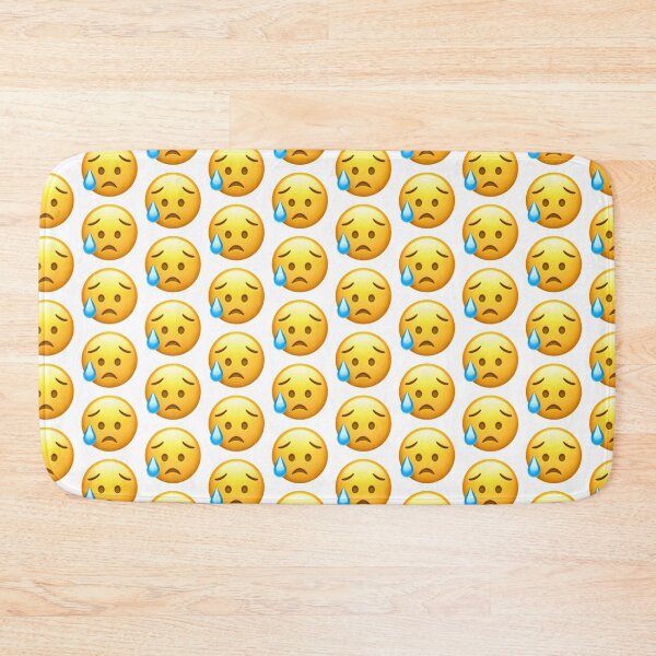 Item preview, Disappointed But Relieved Face Emoji designed and sold by Popular-Gifts.