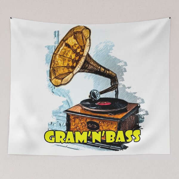 Item preview, Gramophone vintage sketch funny designed and sold by Barhavin.