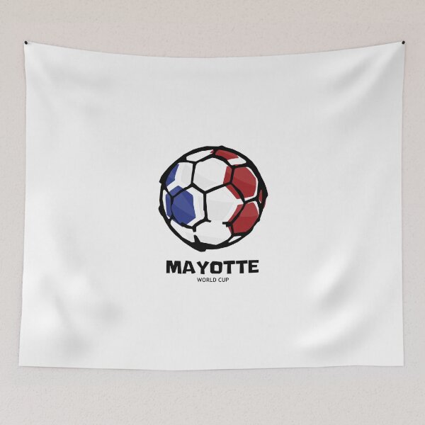 Item preview, Mayotte Football Country Flag designed and sold by KewaleeTee.
