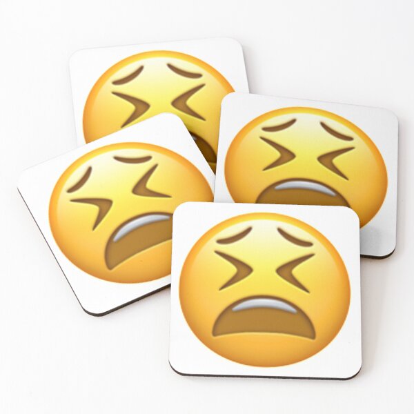 Item preview, Distraught Face Emoji designed and sold by Popular-Gifts.