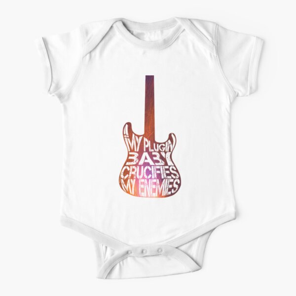 Muse Plugin Baby - guitar Short Sleeve Baby One-Piece