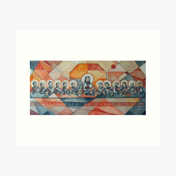 Item preview, Jesus Christ and disciples at Last supper designed and sold by Bernardo Ramonfaur.