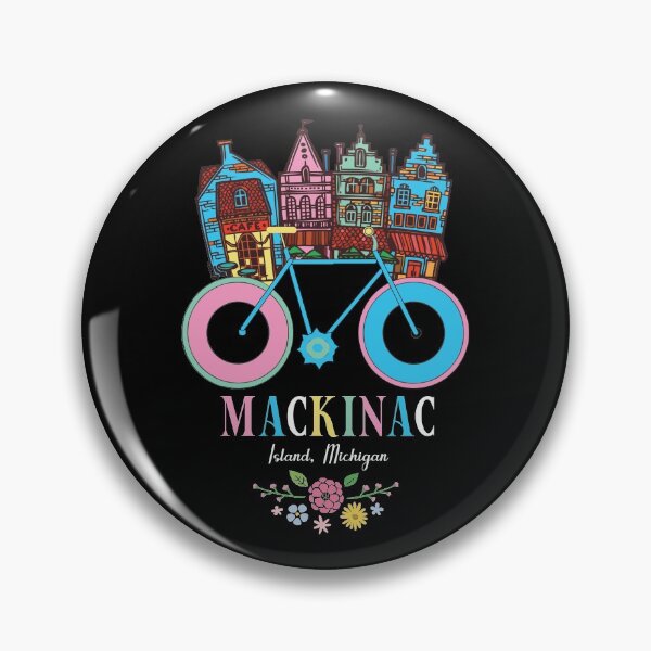 Item preview, Mackinac Island Michigan Bike Art designed and sold by MrEddie10.