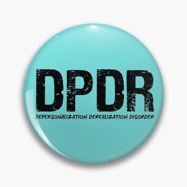 Item preview, Vintage DPDR depersonalization derealization disorder typography  designed and sold by garniturex.