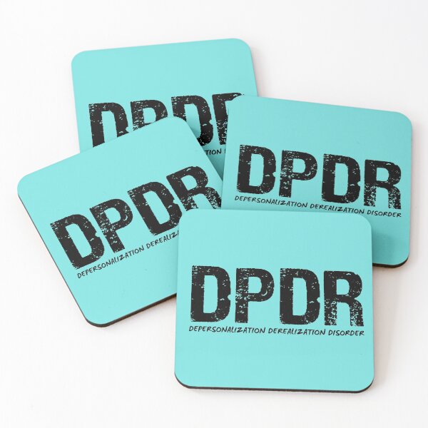 Item preview, Vintage DPDR depersonalization derealization disorder typography  designed and sold by garniturex.