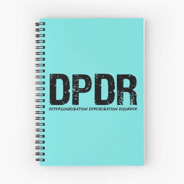 Item preview, Vintage DPDR depersonalization derealization disorder typography designed and sold by garniturex.
